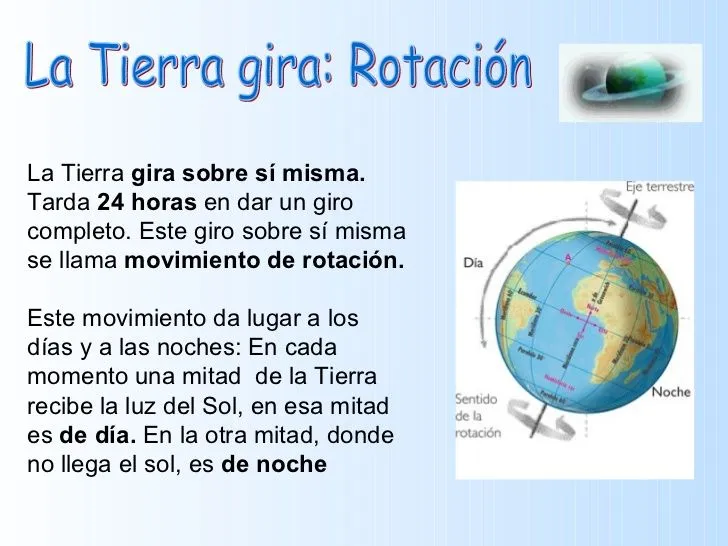 La Tierra y sus movimientos | laclasedeptdemontse La Tierra y sus movimientos | laclasedeptdemontse