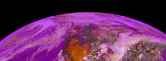 La Tierra más primitiva podría haber sido de color morado ...