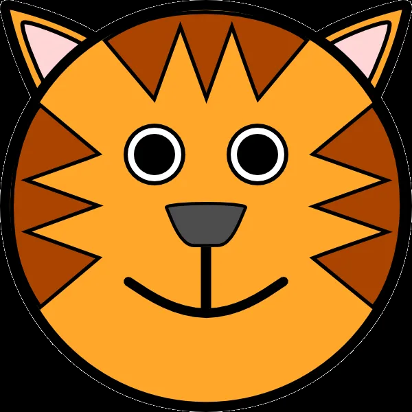 Tiger Face clip art - vector clip art online, royalty free ... Tiger Face clip art - vector clip art online, royalty free ...