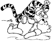 Tigger And Pooh coloring page / picture | Super Coloring