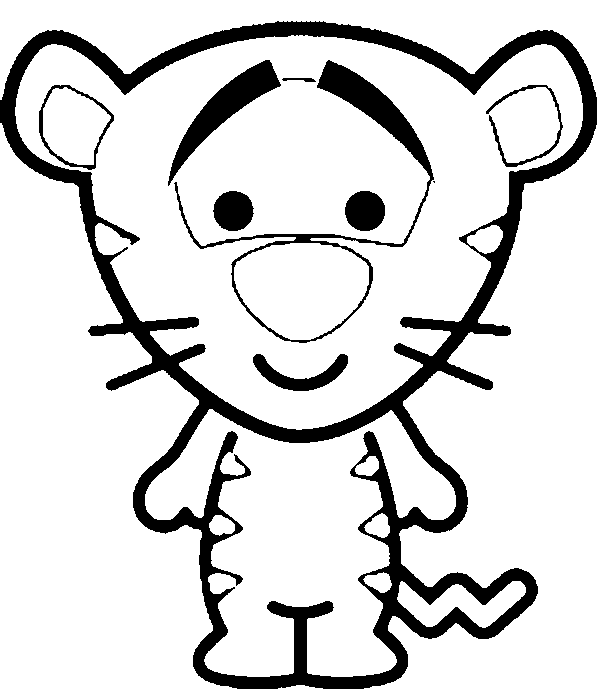 Tigger baby para colorear - Imagui | cumple de Lola | Pinterest ...