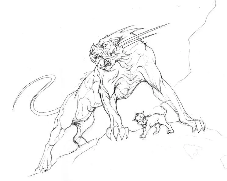 Como dibujar un tigre a lapiz - Imagui