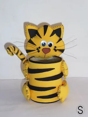 Tigres goma eva - Imagui