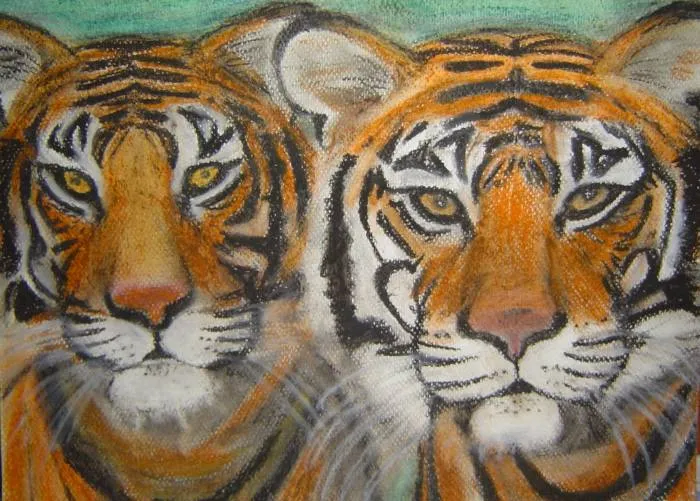 Tigres de bengala Puri Prado Gallego - Artelista.com Tigres de bengala Puri Prado Gallego - Artelista.com