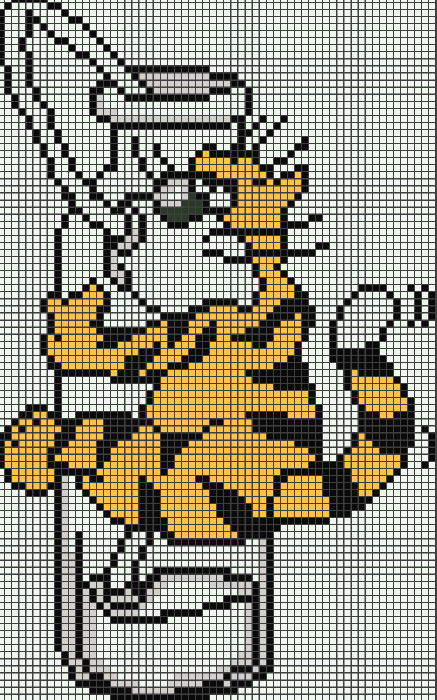 Tigres en punto de cruz-patrones ~ lodijoella