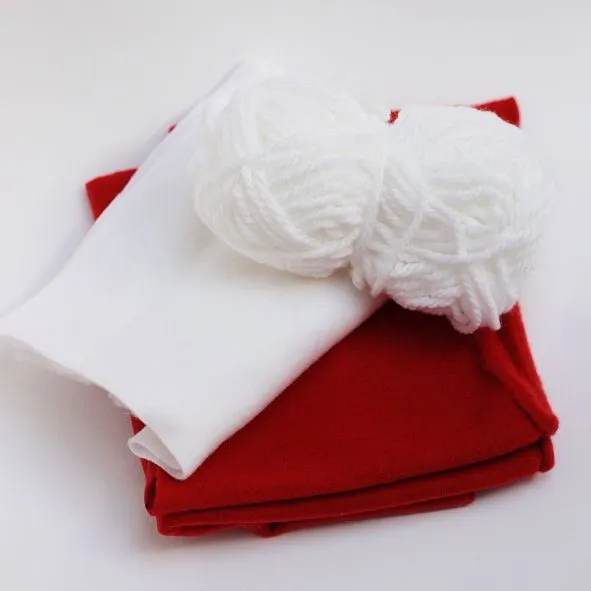 De Tijera Rapida: Como hacer un gorro de Papa Noel para bebé De Tijera Rapida: Como hacer un gorro de Papa Noel para bebé