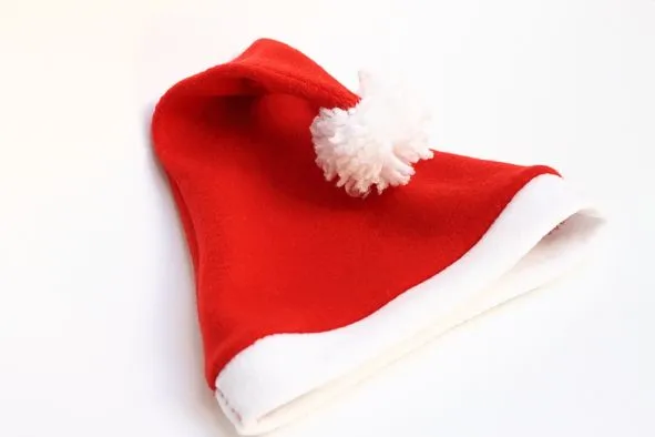 De Tijera Rapida: Como hacer un gorro de Papa Noel para bebé