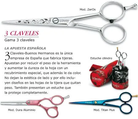 Tijeras: lo último para el corte