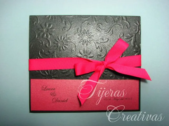 Tijeras Creativas: Invitación boda