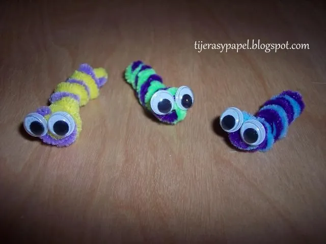 Tijeras y Papel: Animales con limpiapipas