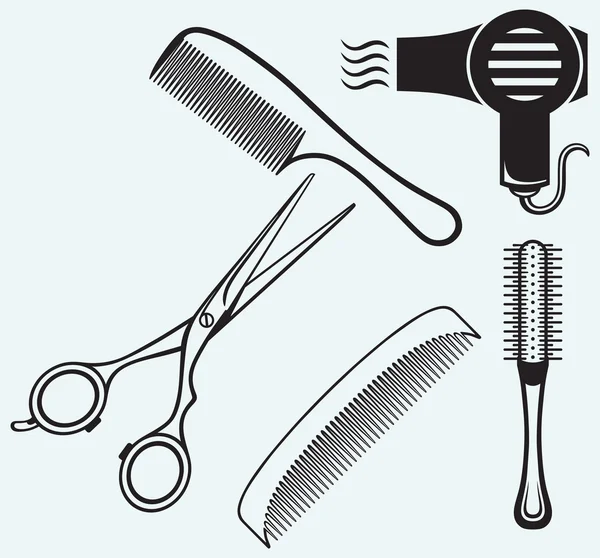 Tijeras y peine para el cabello — Vector stock © Kreativ #33810267 Tijeras y peine para el cabello — Vector stock © Kreativ #33810267