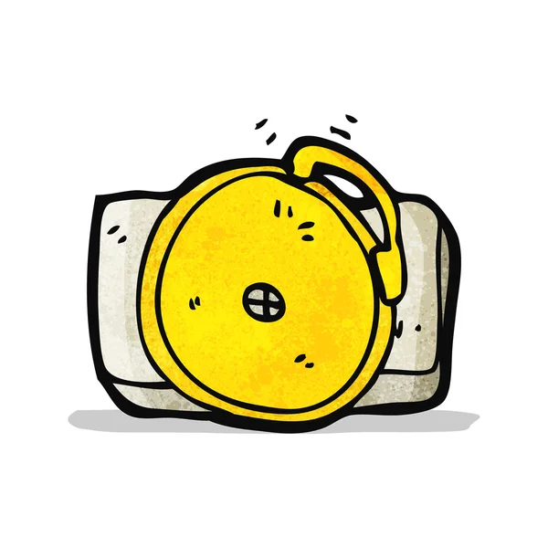 Timbre campana de la escuela de dibujos animados — Vector stock ... Timbre campana de la escuela de dibujos animados — Vector stock ...