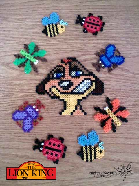 Timon - The Lion King perler beads by RockerDragonfly on ... Timon - The Lion King perler beads by RockerDragonfly on ...