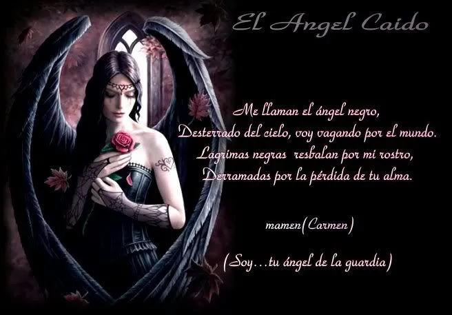 ENTRE TINIEBLAS-EL ANGEL CAIDO+++ ENTRE TINIEBLAS-EL ANGEL CAIDO+++