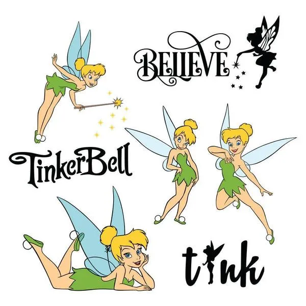 Tinker Bell - Cricut File - Svg, Png, Dxf, Eps - LightBoxGoodMan Tinker Bell - Cricut File - Svg, Png, Dxf, Eps - LightBoxGoodMan