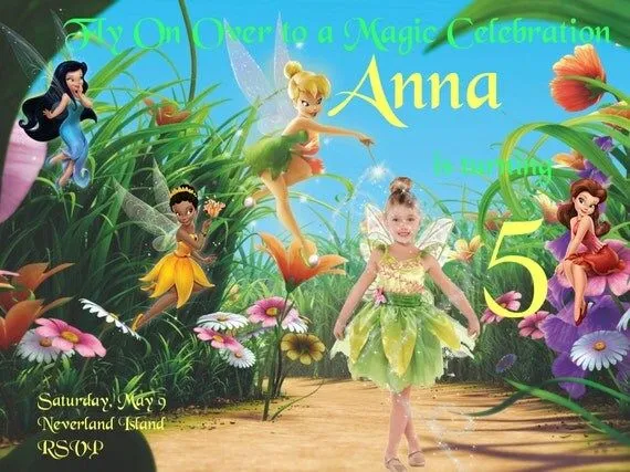 Tinkerbell cumpleañosTinkerbell por MyCuteParty en Etsy Tinkerbell cumpleañosTinkerbell por MyCuteParty en Etsy