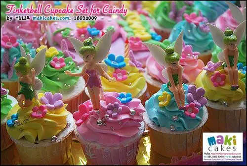 Tinkerbell Cupakes for Caindy | mama kintan &amp; kinar &amp; bagas ...