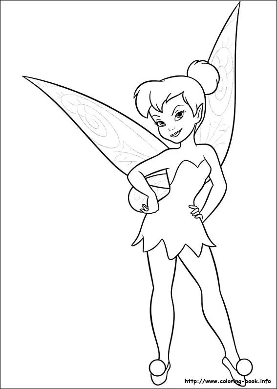 Tinkerbell en dibujo - Imagui