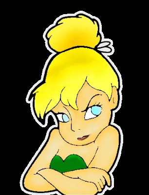 Tinkerbell enojada - Imagui