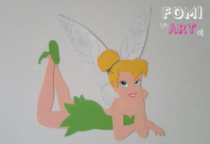 Nombre en fomi con Tinkerbell - Imagui