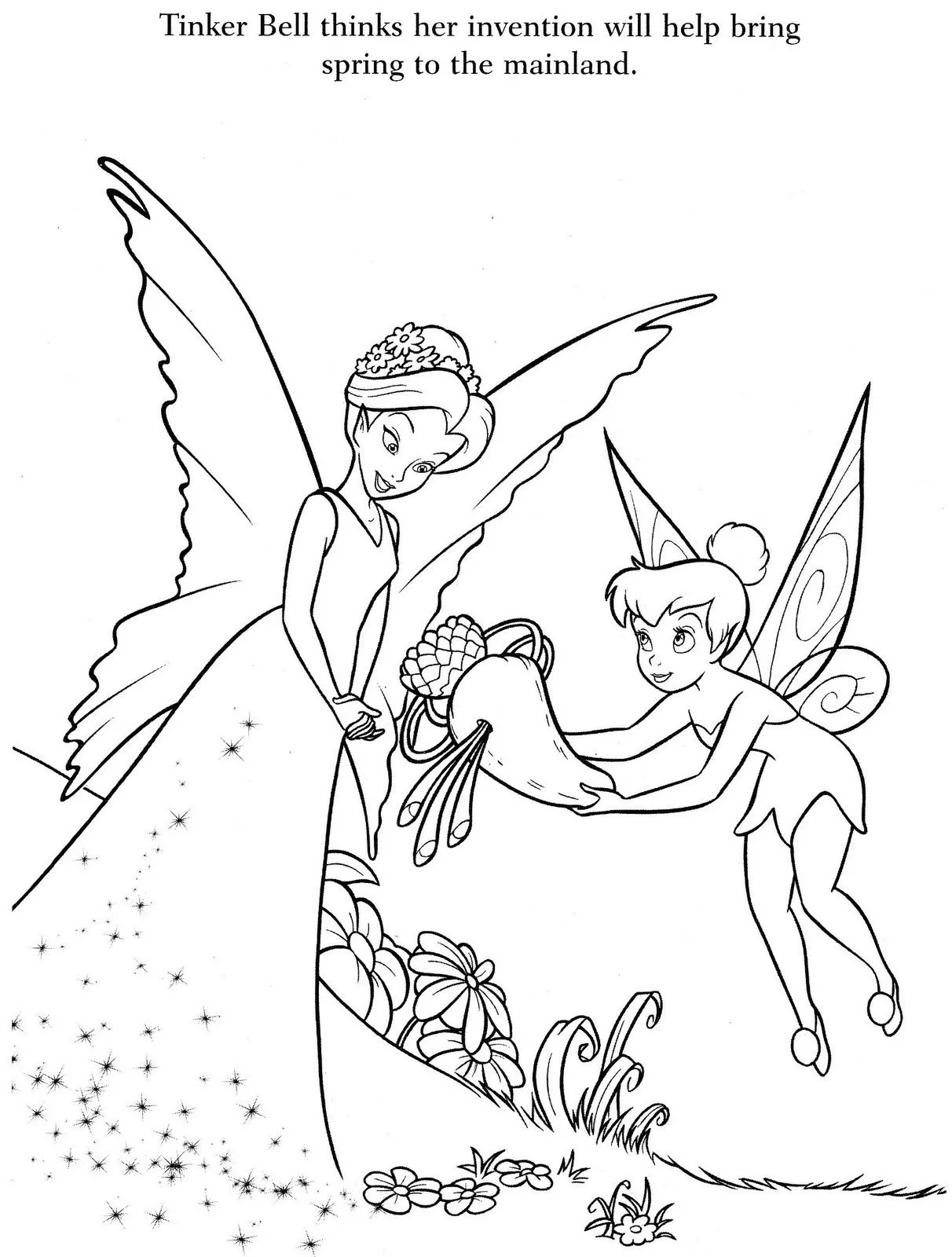 Tinkerbell-Para-Pintar