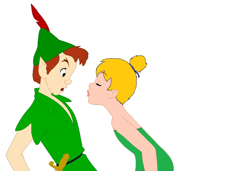 Peter Pan X Tinker Bell by TheXBunny on deviantART