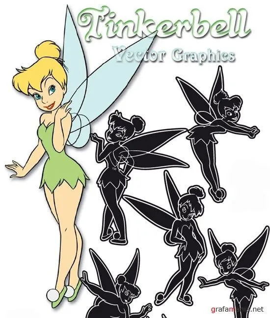 tinkerbell vector download | svg files | Pinterest | Tinkerbell