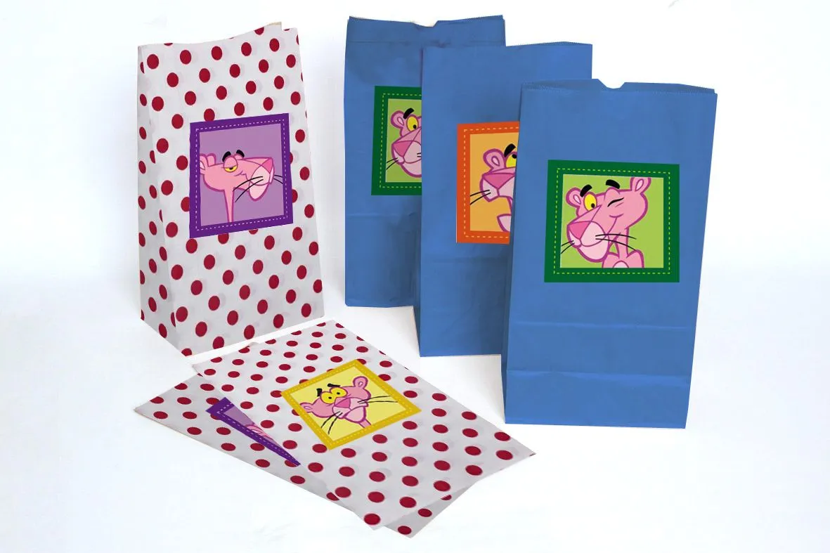 Tinta Cumpleaños Ilustrados: Bolsas de sorpresitas Tinta Cumpleaños Ilustrados: Bolsas de sorpresitas