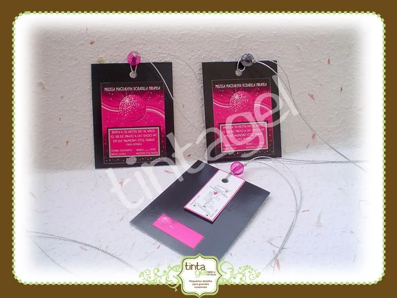 Tintagel Diseño y Detalles :::...: Tarjeta 15 años tipo pase ... Tintagel Diseño y Detalles :::...: Tarjeta 15 años tipo pase ...