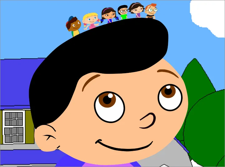 Tiny Little Einsteins riding on Eithan's hair by Loudstereo on ... Tiny Little Einsteins riding on Eithan's hair by Loudstereo on ...