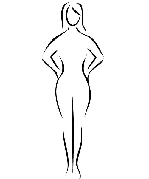 Tipo de cuerpo “X” o reloj de arena. - Toque de Mujer Tipo de cuerpo “X” o reloj de arena. - Toque de Mujer