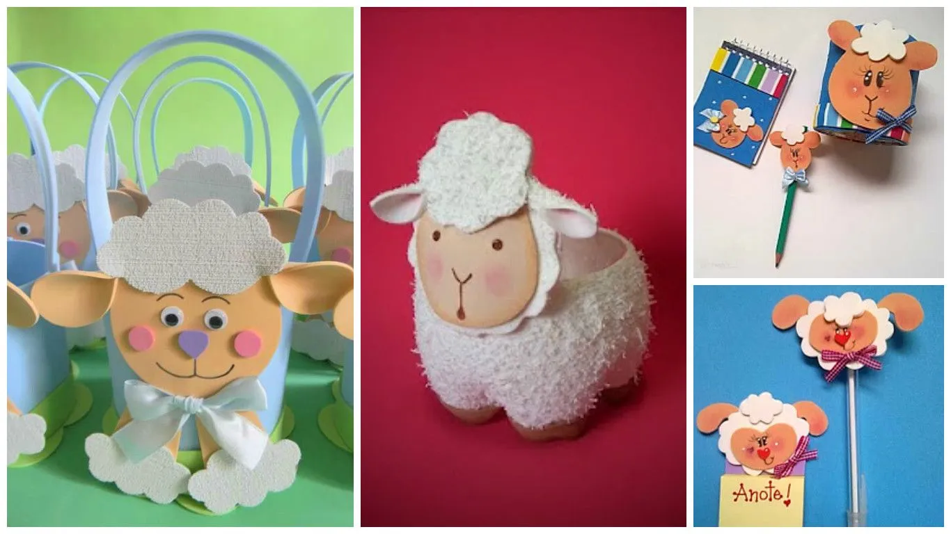 Todo tipo de manualidades con ovejitas en foami ~ Mimundomanual Todo tipo de manualidades con ovejitas en foami ~ Mimundomanual