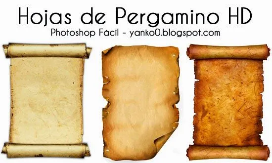 DemoGalery: Hojas de Pergamino HD Stock