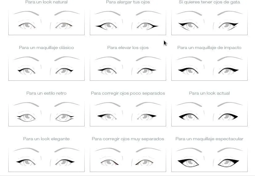 Tipos de Eye Liner y cual te sienta mejor según la forma de tu ojo ...