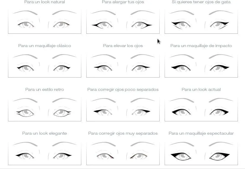 Tipos de Eye Liner y cual te sienta mejor según la forma de tu ojo ... Tipos de Eye Liner y cual te sienta mejor según la forma de tu ojo ...