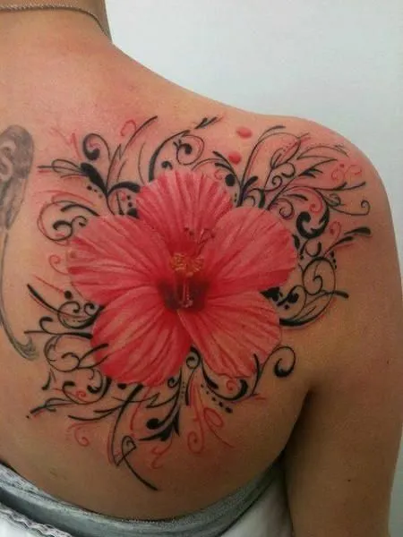 Tipos de Flores para tatuajes con tribales | tatuajes | Pinterest