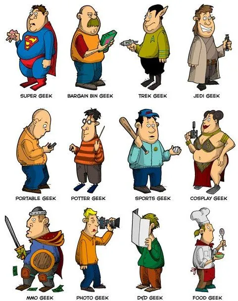 Los diferentes tipos de Geeks que existen en el mundo – BLOGERIN