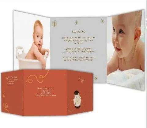 Formas de invitaciones para bautizo - Imagui