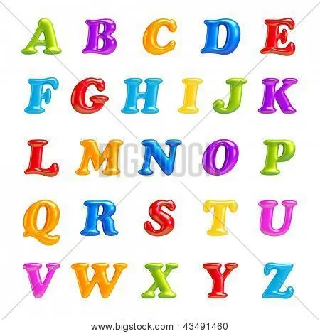 Abecedario de letras graciosas - Imagui