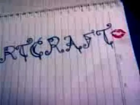 Como hacer diferentes Tipos de letras. Creadas por mi ♥ - YouTube Como hacer diferentes Tipos de letras. Creadas por mi ♥ - YouTube
