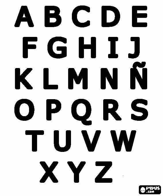 Tipos de letras mayusculas abecedario - Imagui