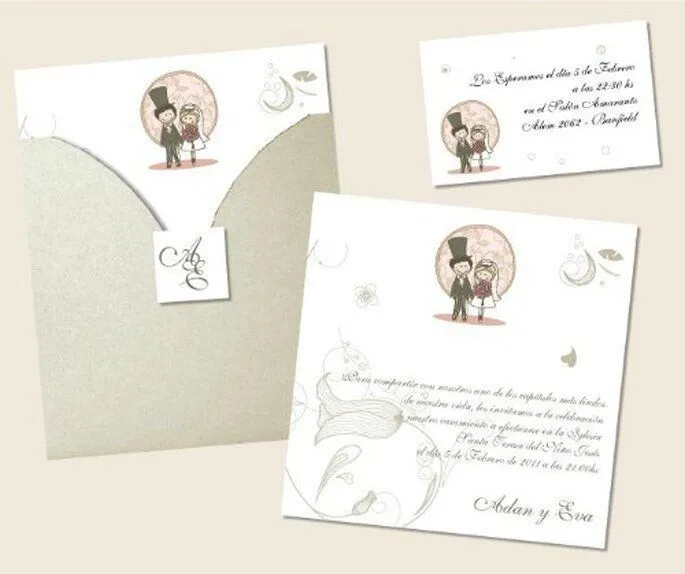 Tarjetas de participacion matrimonio - Imagui