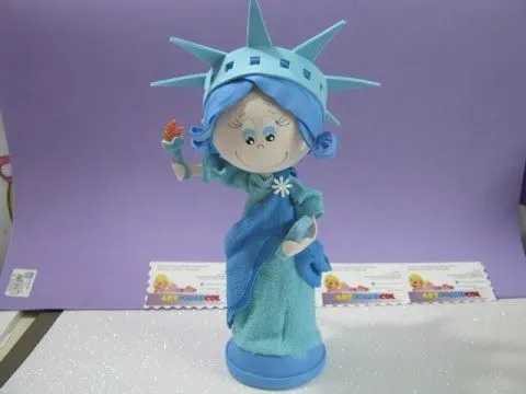 TIPS PARA FOFUCHAS FOAMY TOALLA EN VESTIDO DE ESTATUA DE LA ... TIPS PARA FOFUCHAS FOAMY TOALLA EN VESTIDO DE ESTATUA DE LA ...