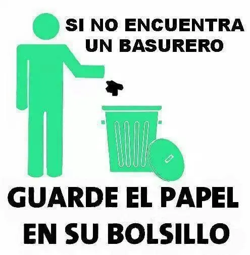 No tire basura #medioambiente | Cuidemos nuestro entorno | Pinterest