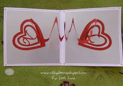 Tishita***: Tarjeta Pop Up, San Valentin!
