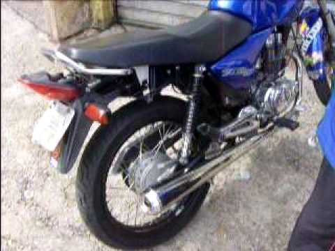 Titan 150 estourando.... - YouTube
