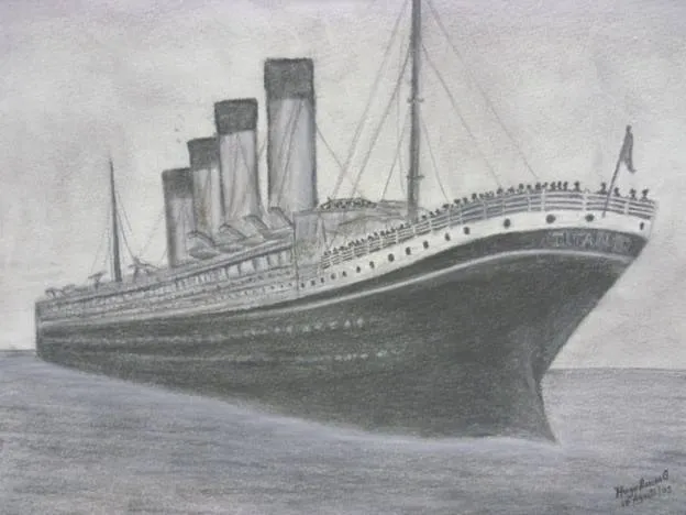 Dibujos del titanic - Imagui