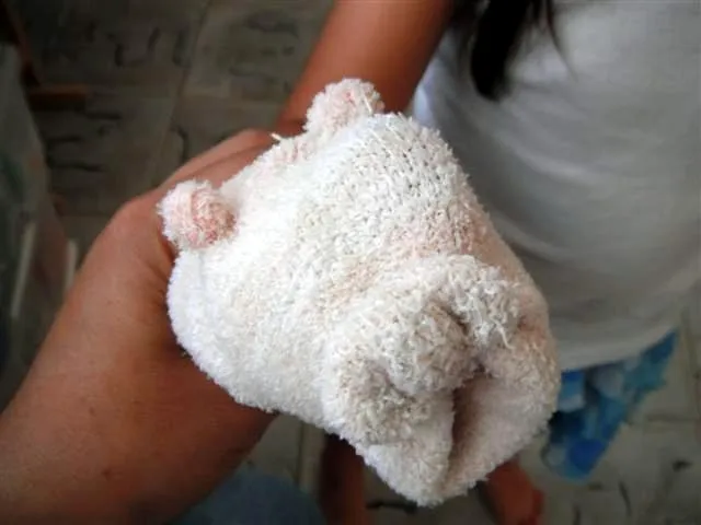 Titere de caballo con calcetin - Imagui