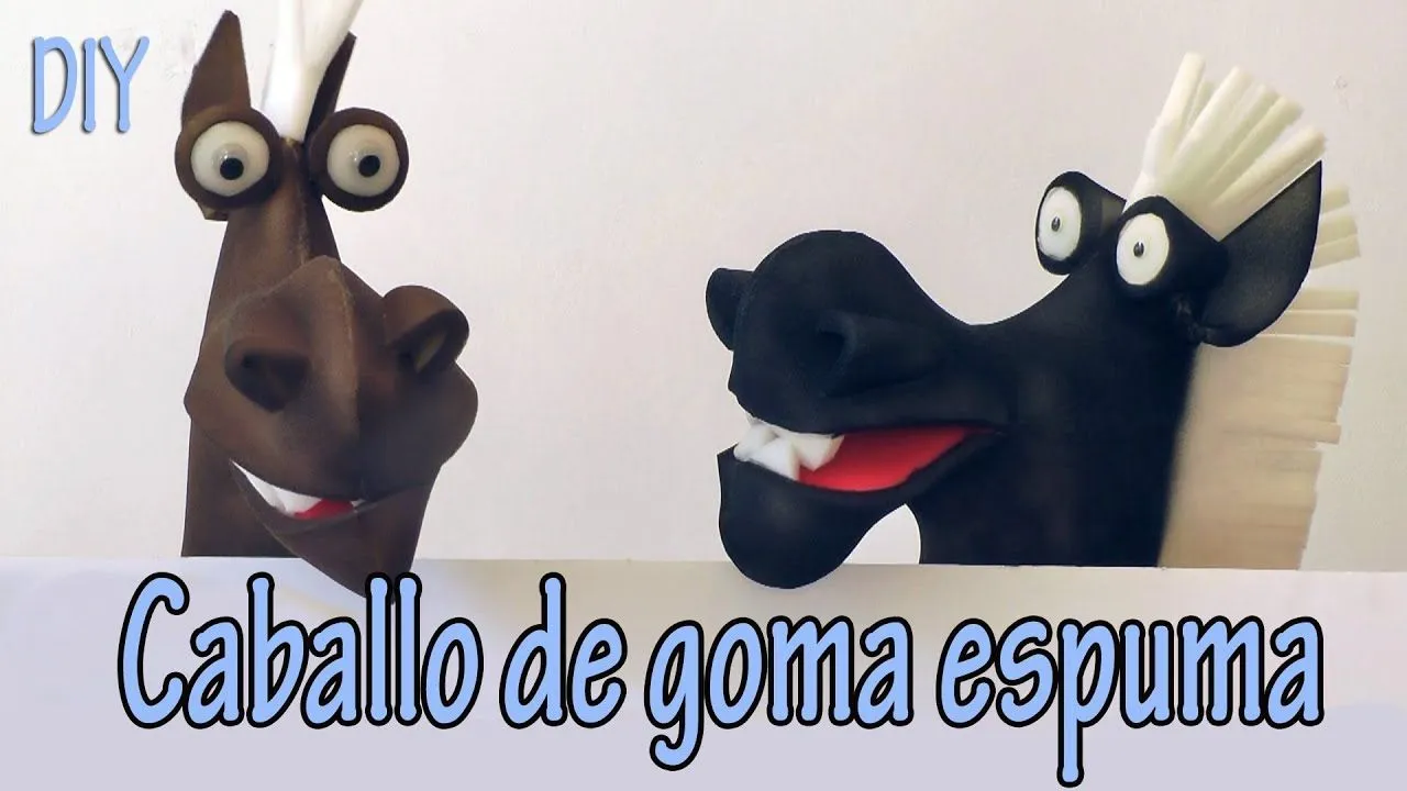 Como hacer un Títere de Caballo - Manualidades para todos - YouTube Como hacer un Títere de Caballo - Manualidades para todos - YouTube