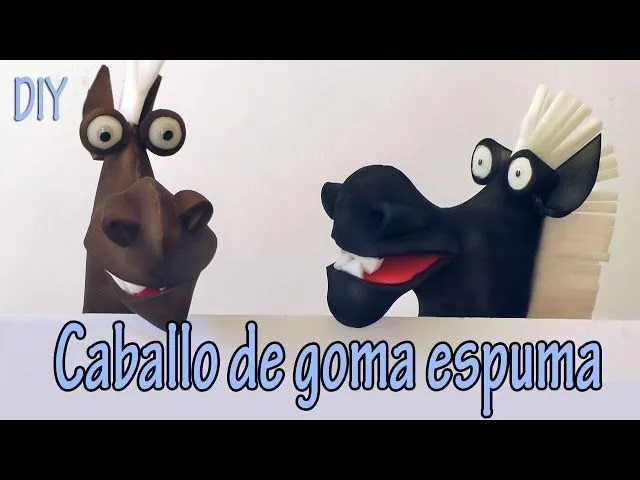 Cómo hacer un títere de goma espuma - Manualidades para todos ...